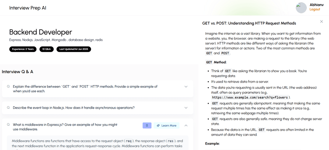 AI-Powered Interview Prep preview