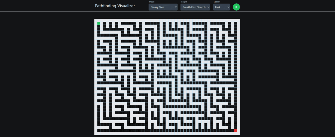 Interactive Pathfinding Visualizer preview